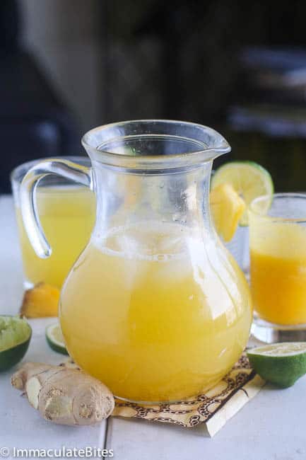 pineapple ginger juice (west african)