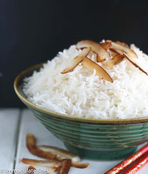 Savory coconut rice