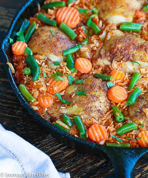 Jollof Rice and Chicken Immaculate Bites