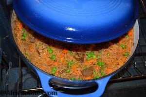 Cameroon Beef Jollof Rice