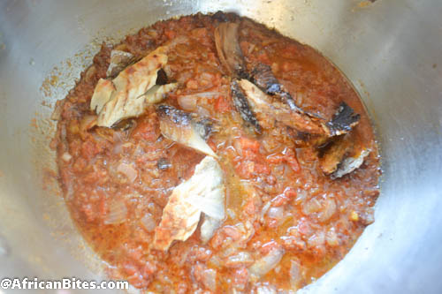 Egusi Soup (with lumps)