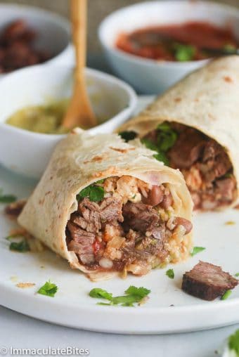 Steak Burritos - Immaculate Bites