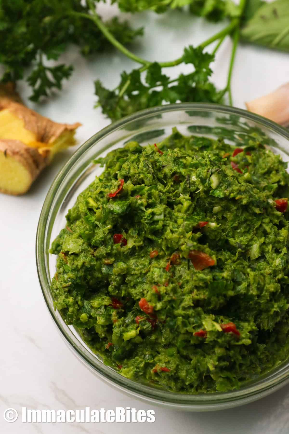 Green Seasoning Recipe - Green Marinade