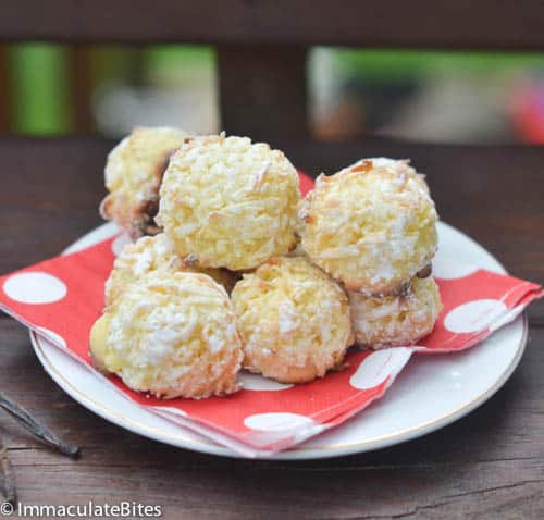 Shuku shuku(Coconut balls) - Immaculate Bites