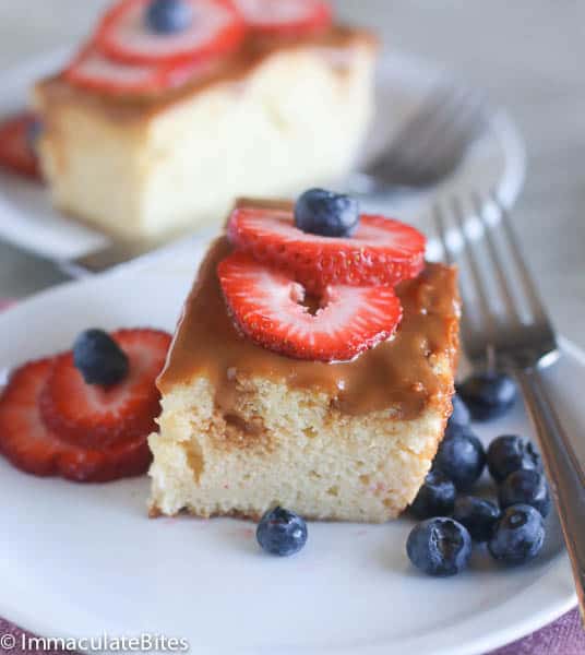 Cuatro Leches Cake Immaculate Bites