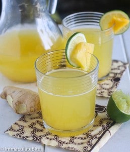 Pineapple Ginger Juice (West African) - Immaculate Bites