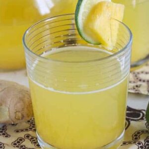 Pineapple Ginger Juice loaded with delicious health benefits