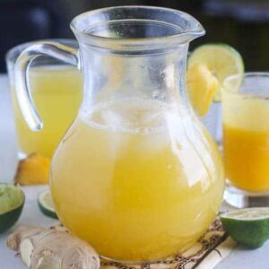 Pineapple Ginger Juice for a refreshing African drink