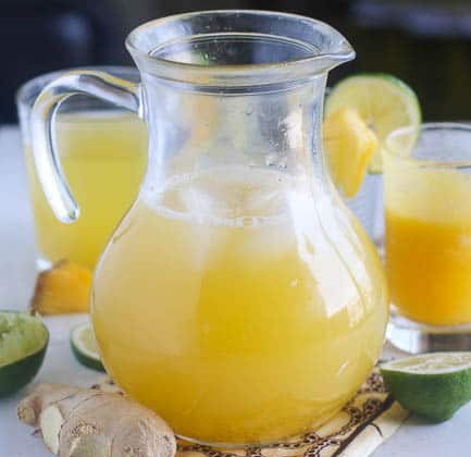 Pineapple Ginger Juice for a refreshing African drink