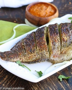 Grill Tilapia (African Style) - Immaculate Bites