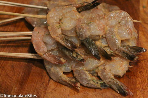 Grill Caribbean Coconut Shrimp