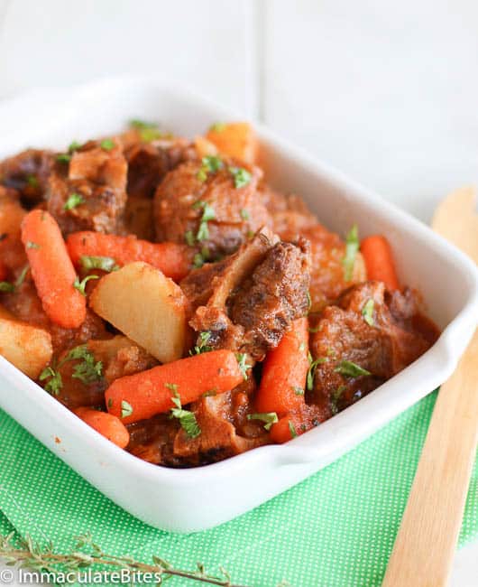 caribbean oxtail stew