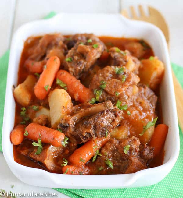 Caribbean Oxtail stew