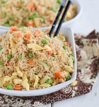 Coconut Fried Rice - Immaculate Bites