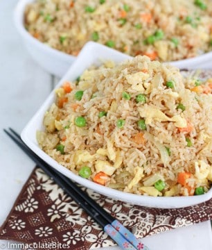 Coconut Fried Rice - Immaculate Bites