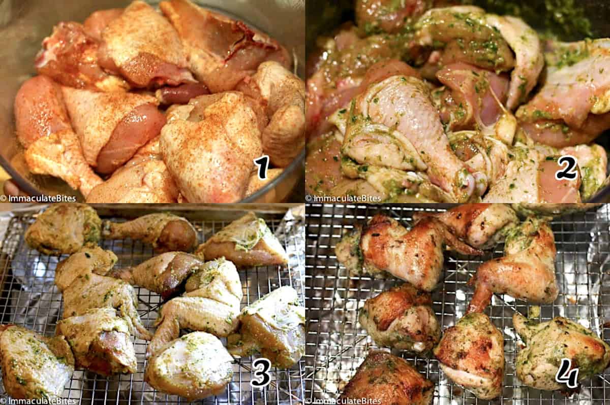 Marinate chicken and grill, super easy