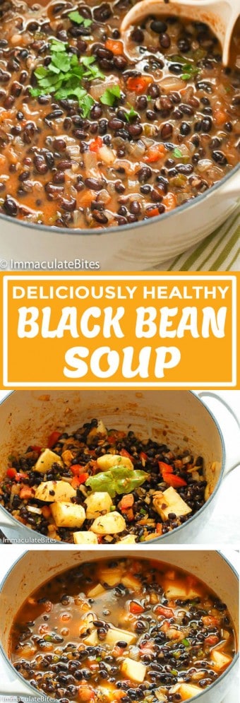 Black Bean Soup - Immaculate Bites