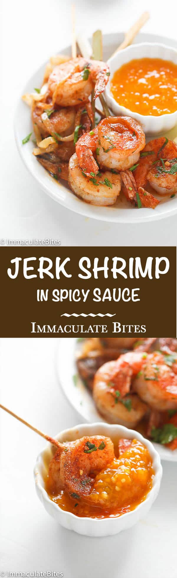 Jerk shrimp-Crazy delicious shrimp kebab with all the delicious of Jerk Spice, drizzled with butter, jerk, onion and lemon sauce Simple Succulent and So Good 