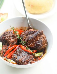 Jamaican Brown Beef Short Ribs Stew - Immaculate Bites