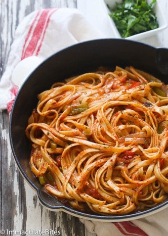 Blackened Shrimp And Pasta - Immaculate Bites