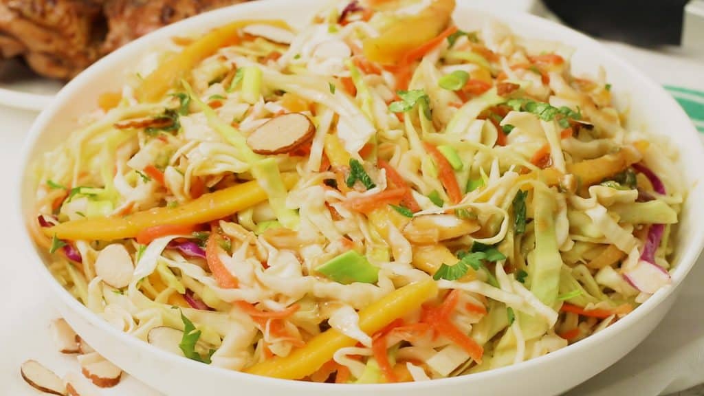 Caribbean Coleslaw (Plus Video) - Immaculate Bites