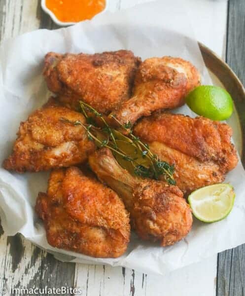 Jamaican Fried Chicken - Immaculate Bites