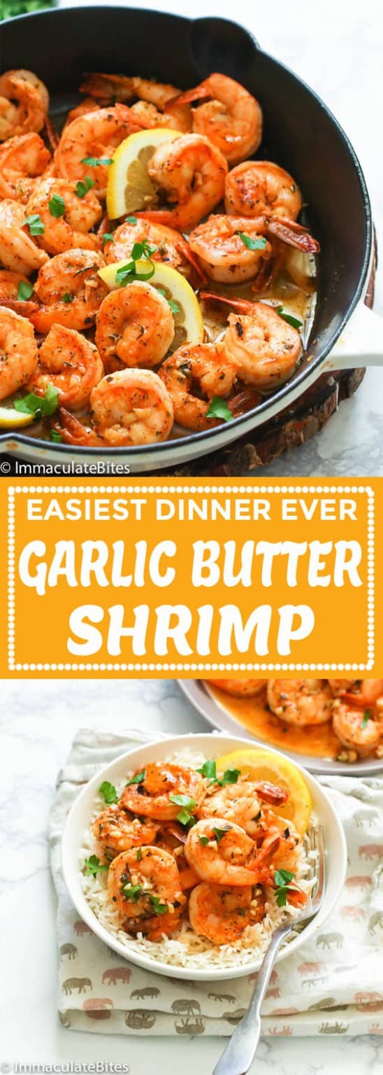 Garlic Butter Shrimp - Immaculate Bites