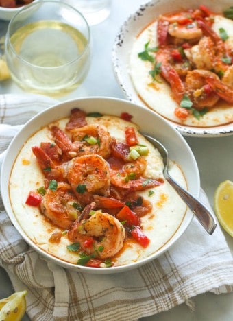 Cajun Shrimp and Grits - Immaculate Bites