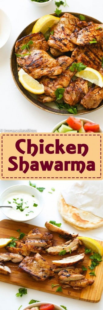 Chicken shawarma - Immaculate Bites