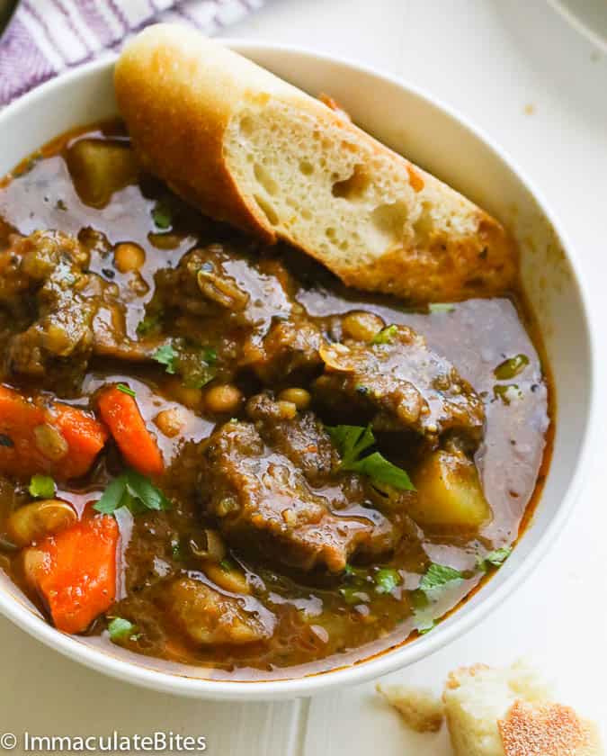 Slow cooker oxtail soup for classic Caribbean comfort food