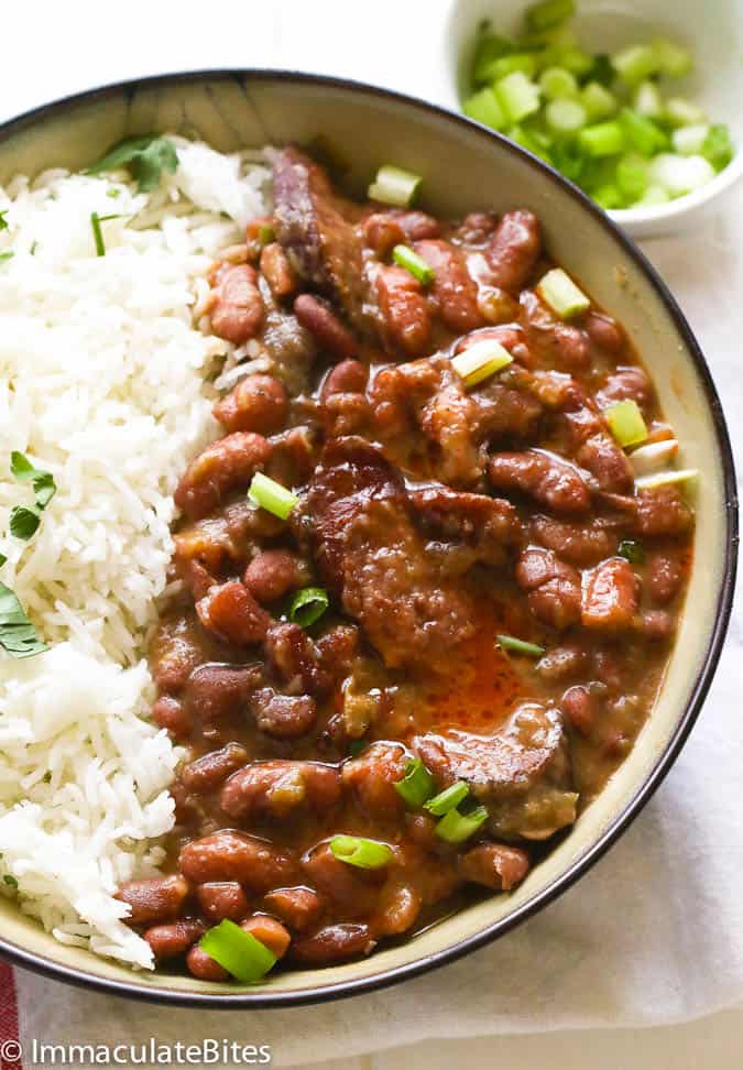 Vegan Red Beans And Rice - From The Comfort Of My Bowl
