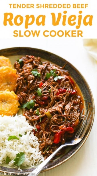 Ropa Vieja Slow Cooker Recipe | Africanbites.com