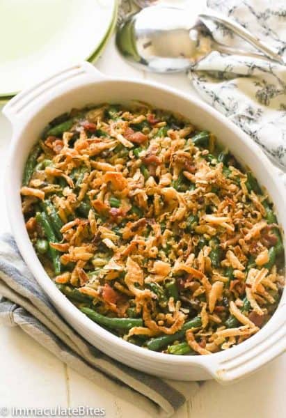 Green Bean Casserole From Scratch - Immaculate Bites