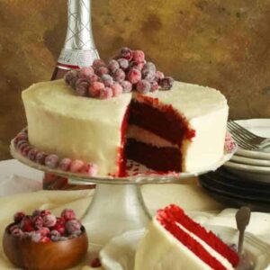 One of the best Thanksgiving desserts, Red Velvet Cake