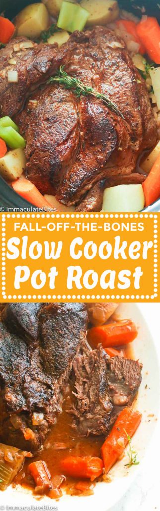 Slow Cooker Pot Roast - Immaculate Bites