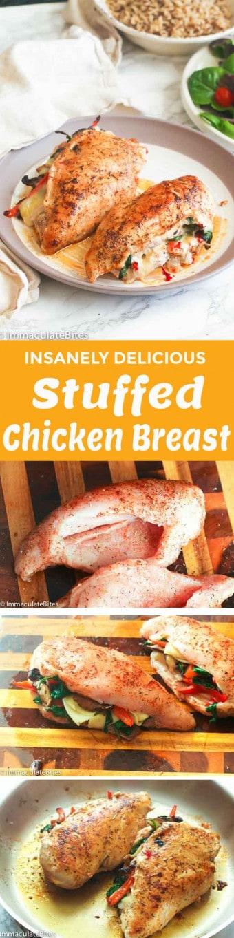 Stuffed Chicken Breast - Immaculate Bites