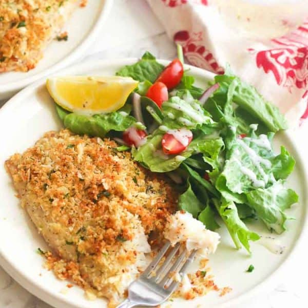 Parmesan Crusted Tilapia - Immaculate Bites