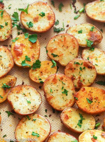 Oven Roasted Red Potatoes - Immaculate Bites