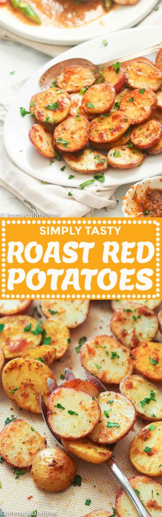 Oven Roasted Red Potatoes - Immaculate Bites