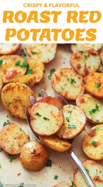 Oven Roasted Red Potatoes - Immaculate Bites