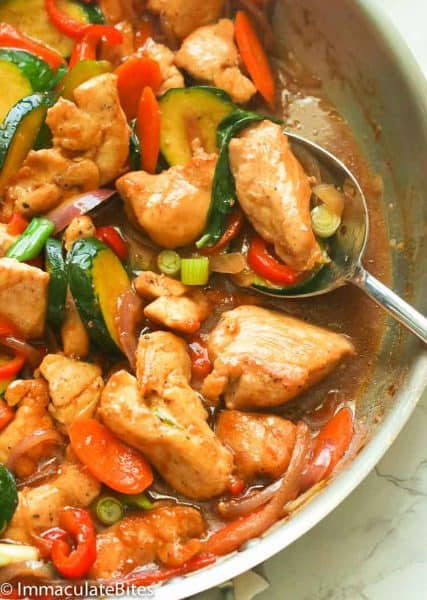 Stir Fry Chicken and Vegetables - Immaculate Bites