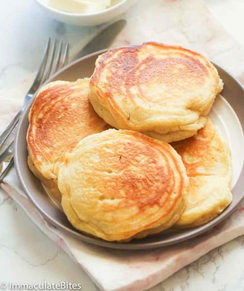 Fluffy Pancakes - Immaculate Bites