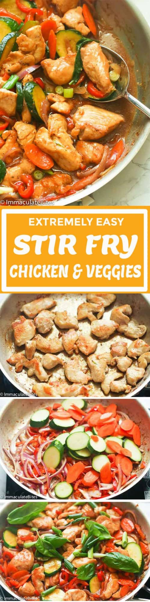 Stir Fry Chicken and Vegetables - Immaculate Bites