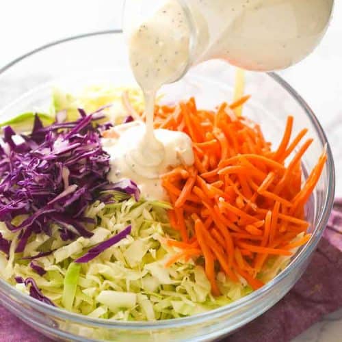 Creamy Coleslaw Dressing - Immaculate Bites