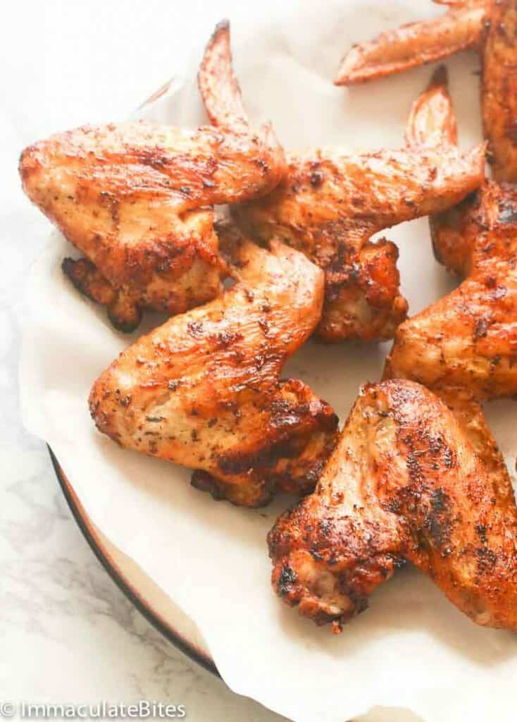 Grilled Chicken Wings - Immaculate Bites