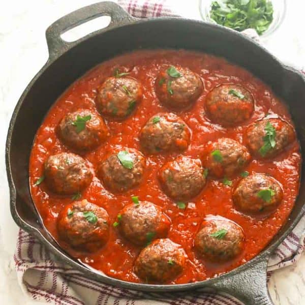 Baked Meatballs - Immaculate Bites