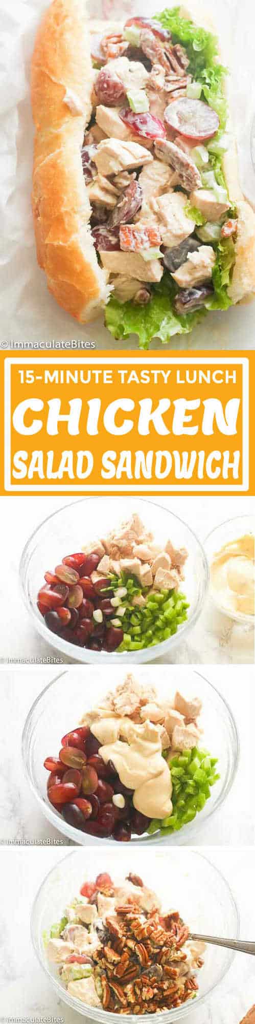 Chicken Salad Sandwich - Immaculate Bites