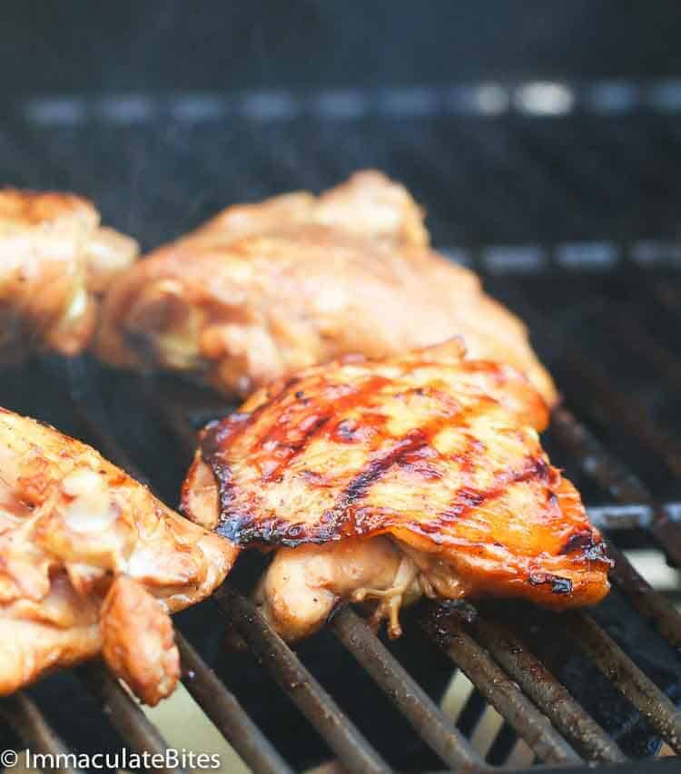 Hawaiian Grilled Chicken Thighs - Immaculate Bites