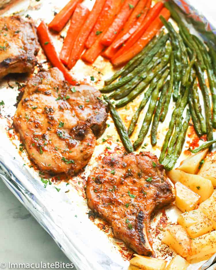 Oven Baked Pork Chops - Immaculate Bites