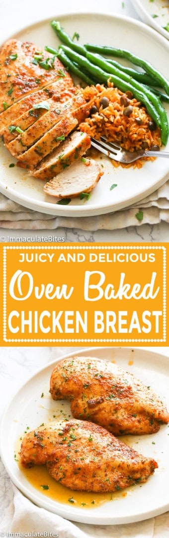 Oven Baked Chicken Breast - Immaculate Bites